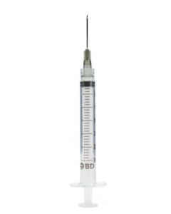 22g, 1" Needle - 3cc/3ml Syringe