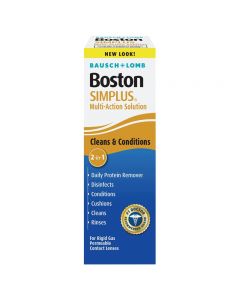 Boston Simplus Contact Lens Solution, 3.5 oz.