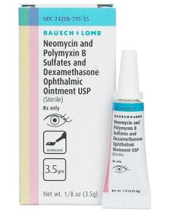 Neomycin/Polymyxin B/Dexamethasone Ointment, 3.5gm - Bausch & Lomb