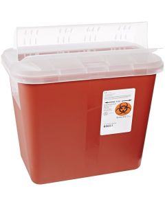 2 Gallon Red Container - Self Locking Horizontal Lid