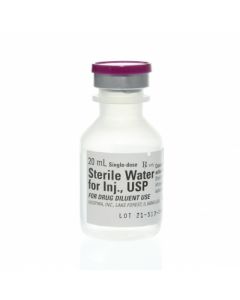 20 mL Vial Of Sterile Water - Injection