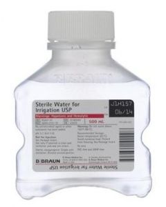 500 mL Bottle Of Sterile Water - Irrigation