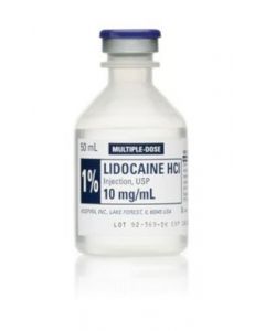 Lidocaine Injectable 1%, 50mL