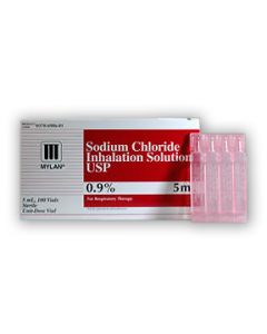 Sodium Chloride Inhalation 0.9%, 5mL - Preservative Free