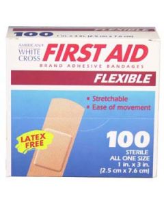 Adhesive Bandages - Fabric 1" x 3"