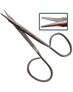 Stevens Tenotomy Scissors, Straight 19mm, Blunt Tips, Ribbon Handle, Light