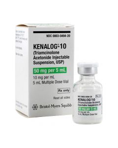 Kenalog-10 Injectable 50mg, 5mL