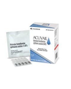 Acuvail Drops 0.45%, 0.4mL - Preservative Free