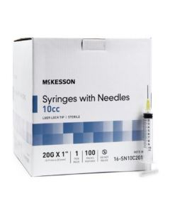 20g, 1" Needle - 10cc/10ml Syringe