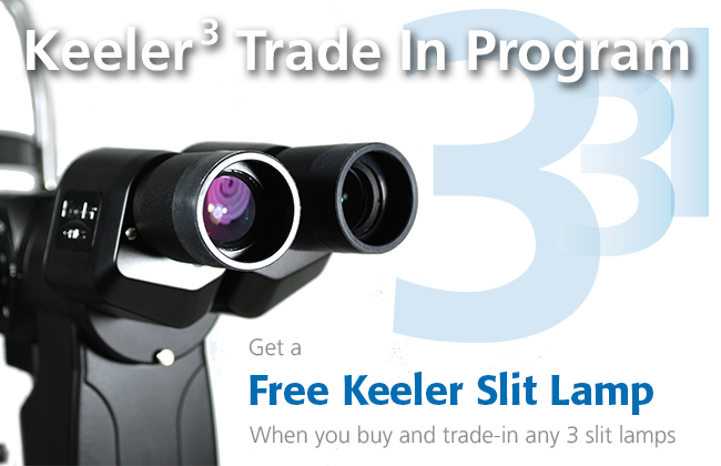 Keeler Power of 3 Slitlamp Trade-in Program