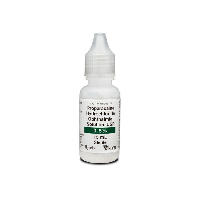 Proparacaine Drops 0.5, 15mL Ophthalmic Anesthetics