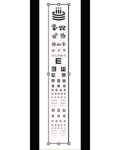 Child Acuity Projector Slide Eye Charts & Visual Tests