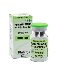 Acetazolamine Injectable Powder 500mg, 10mL Glaucoma Agents