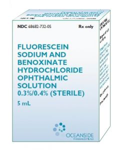 Fluorescein and Benoxinate Drops 0.3/0.4%, 5mL Seasonal Rx Specials